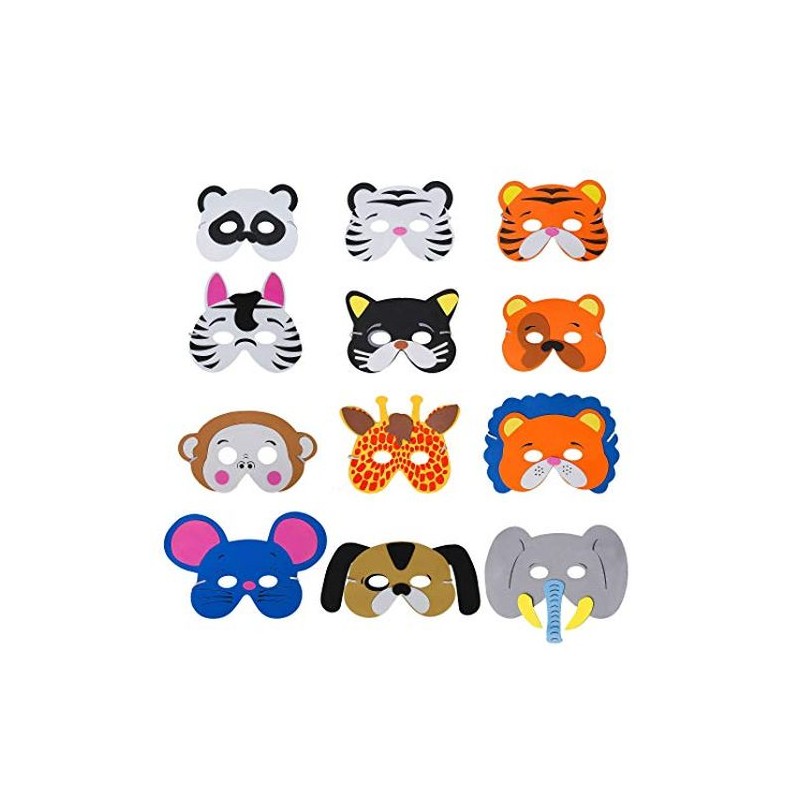 MASCHERE ANIMALI SET 3PZ 6ASS