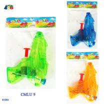 INGROSSO PISTOLA AD ACQUA TRASPARENTE 9CM +3ANNI