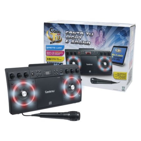 INGROSSO CANTA TU LIGHT&SOUND 24X14X42CM CD DEMO 33 CANZONI-