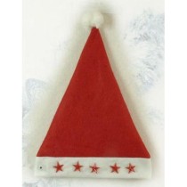 INGROSSO CAPPELLO BABBO NATALE C/LUCI 40CM