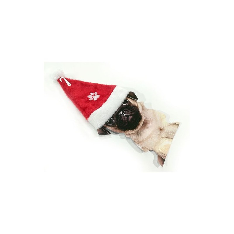 CAPPELLO BABBO NATALE PER ANIMALI EAN 8015361252687 INGROSSO CAPPELLI NATALIZI