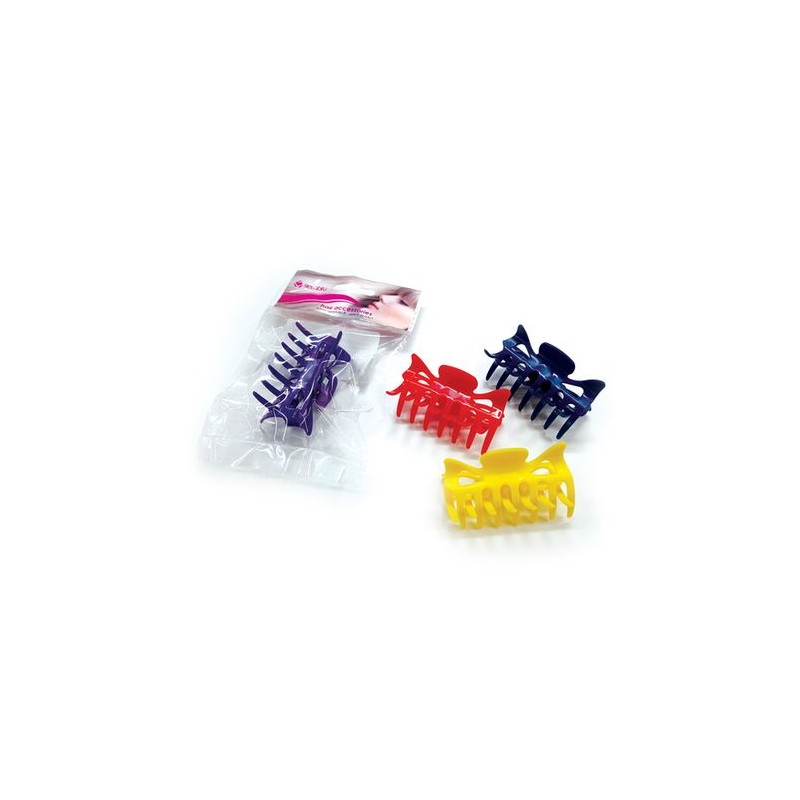 PINZA 7 DENTI MEDIA COLORATA EAN 8055748933594 INGROSSO ELASTICI E FASCE PER CAPELLI