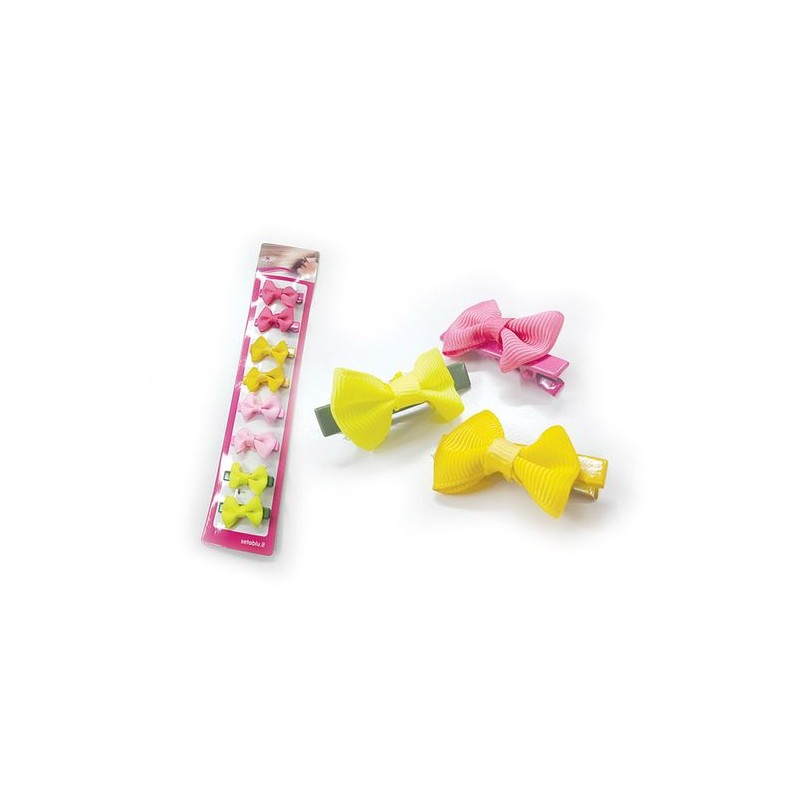 FERMACAPELLI PAMELA SET 8PZ EAN 8050847570145 INGROSSO MOLLETTE E CLIP