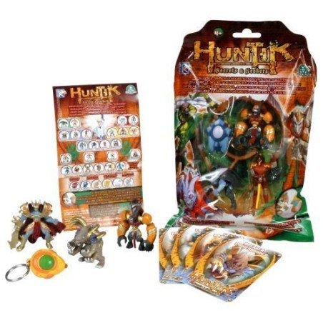 INGROSSO HUNTIK PERSONAGGIO 6CM C/CARD E AMULETO