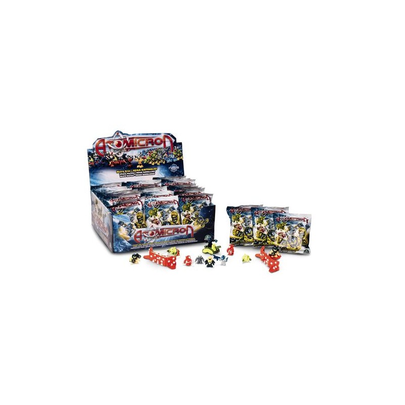 ATOMICRON BUSTINA PERSONAGGI 30 10X9X2CM EAN 8001444053241 INGROSSO GIOCHI DA EDICOLA