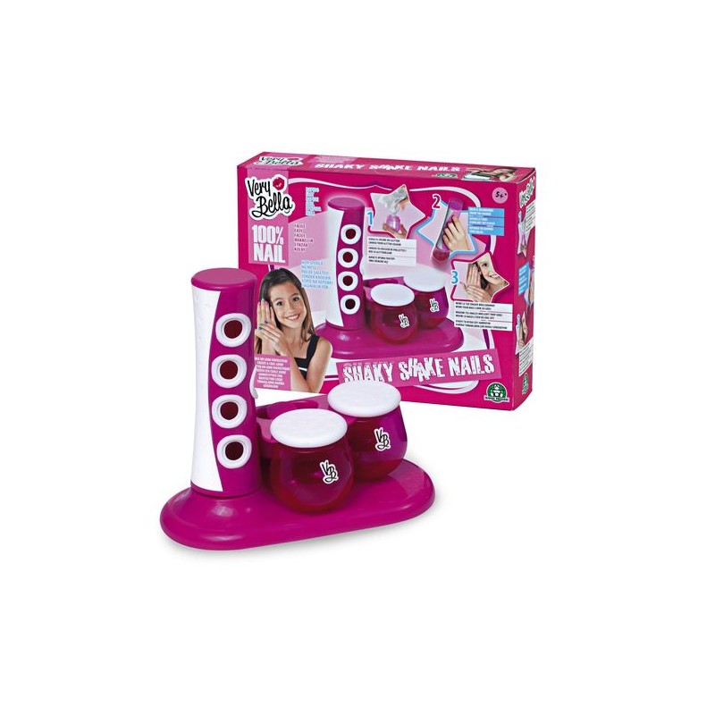VERY BELLA SHAKY SHAKE NAILS KIT PER UNGHIE 25.5X20.5X7CM EAN 8005163015696 INGROSSO TRUCCHI IN SCATOLA PER BIMBE