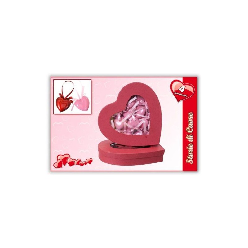 SET 18 APPENDINI CUORE IN BOX