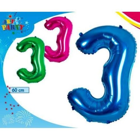 INGROSSO PALLONCINO NUMERO 3 ASS.