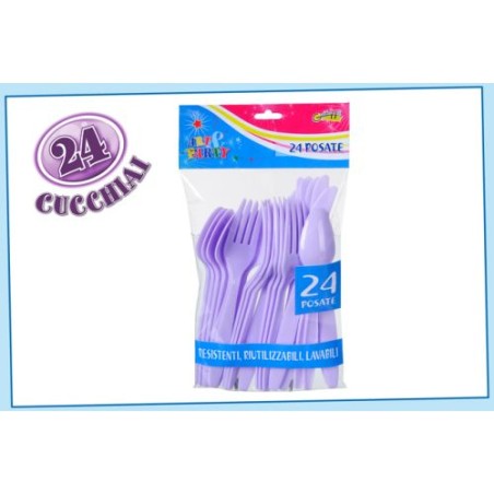 INGROSSO CUCCHIAIO PZ.24 LILLA