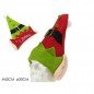 CAPPELLO ELFO 30XH43CM 2ASS. EAN 8015361108298 INGROSSO CAPPELLI NATALIZI