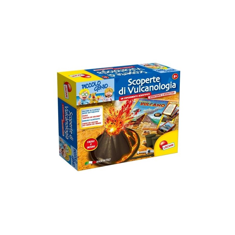 PICCOLO GENIO SCOPERTE DI VULCANOLOGIA CONF.: 34X27.5X8CM 8+ANNI EAN 8008324046348 INGROSSO SCIENZA E GIOCO LISCIANI