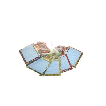 INGROSSO BLOC NOTE 14X10CM C/MATITA 6ASS