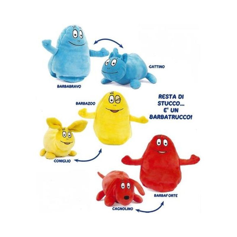 BARBAPAPA PEL. TRASFORM.ASS. EAN 8056379131700 INGROSSO PELUCHE MORBIDOSI