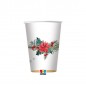 BICCHIERI CC.200 PZ.8 CHIC POINSETTIA EAN 8020834754568 INGROSSO BICCHIERI NATALIZI