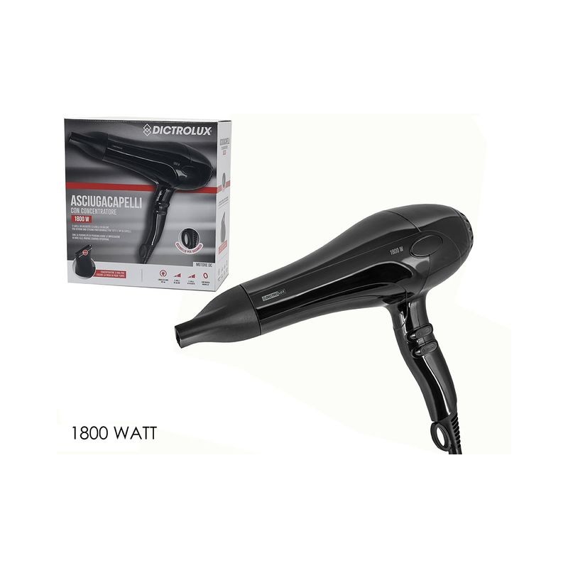 PHON 1800W NERO EAN 8015361088194 INGROSSO PHONE E PIASTRE