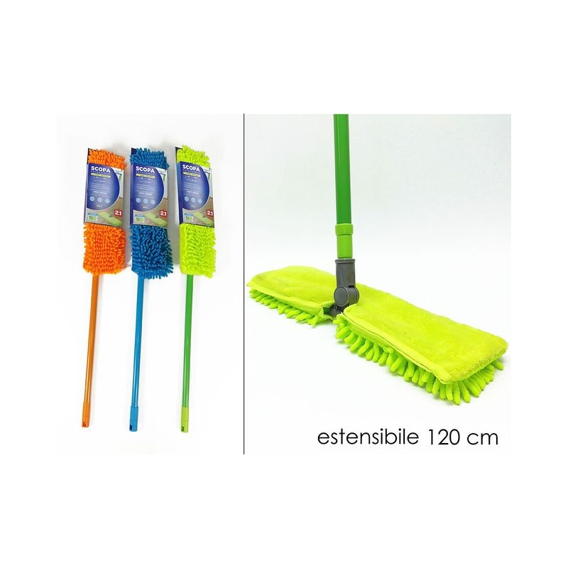 LAVA-SPOLVERA ESTENSIBILE 120CM EAN 8015361114169 INGROSSO ACCESSORI PULIZIA