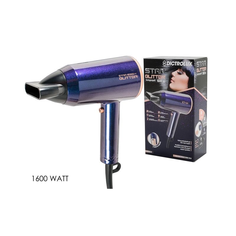 PHON 1600W STAR GLITTER EAN 8015361057442 INGROSSO PHONE E PIASTRE