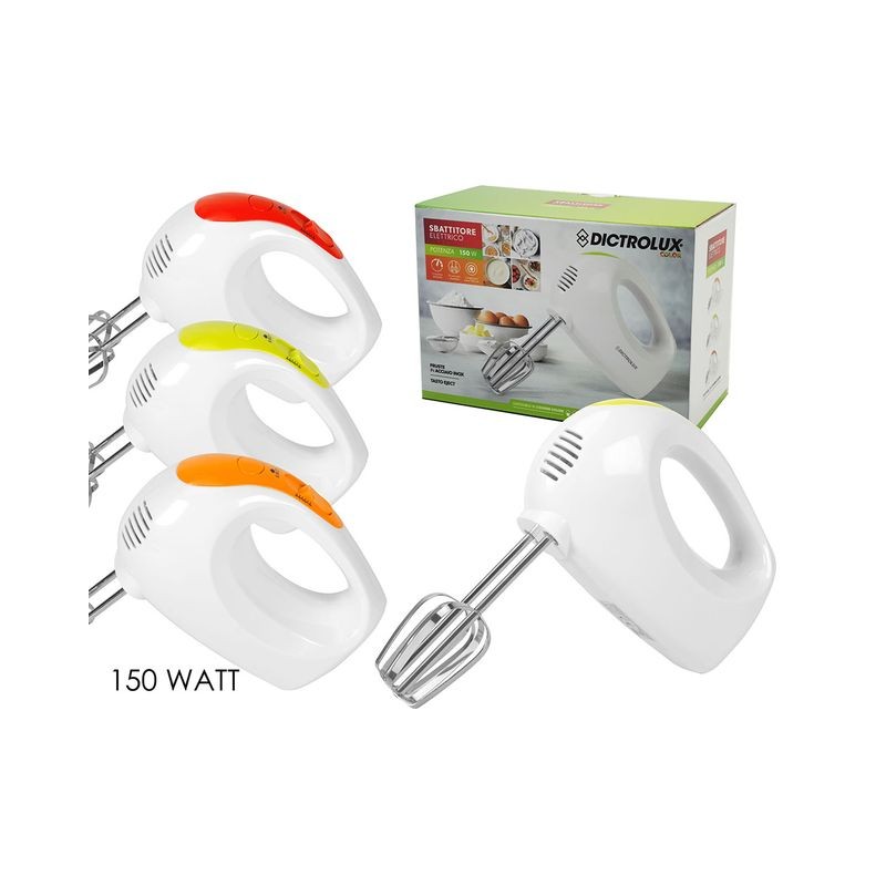 SBATTITORE ELETTR. 150W 5VEL. 3ASS EAN 8015361086831 INGROSSO PICCOLI ELETTRODOMESTICI