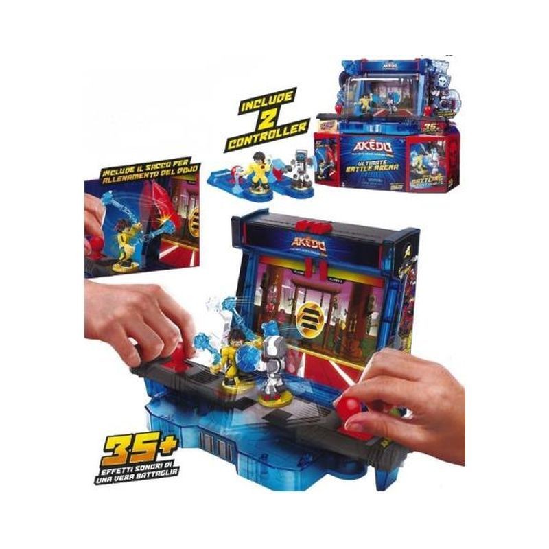 AKEDO ARENA PLAYSET C/2 PERS EAN 8056379131571 INGROSSO PLAYSET PERSONAGGI CARTOON