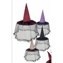 INGROSSO CAPPELLO STREGA CON VELO WITCHVILLE COL ASS