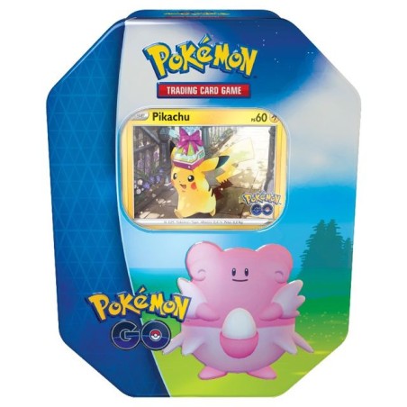 POKEMON TIN DA COLLEZ. 10.5 POKEMON GO EAN 0820650602566 INGROSSO GIOCHI DI CARTE