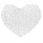 CUORE 30CM BIANCO C/TESSUTO FIORI EAN 8009549254860 INGROSSO SAN VALENTINO