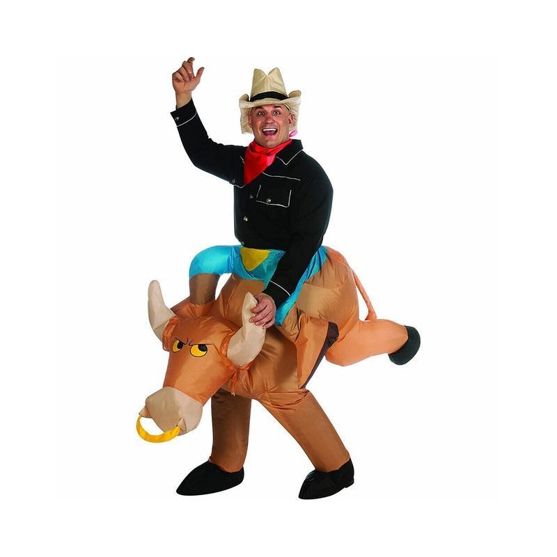 COSTUME ADULTO BULL RIDER GONFIABILE EAN  INGROSSO COSTUMI CARNEVALE ADULTI