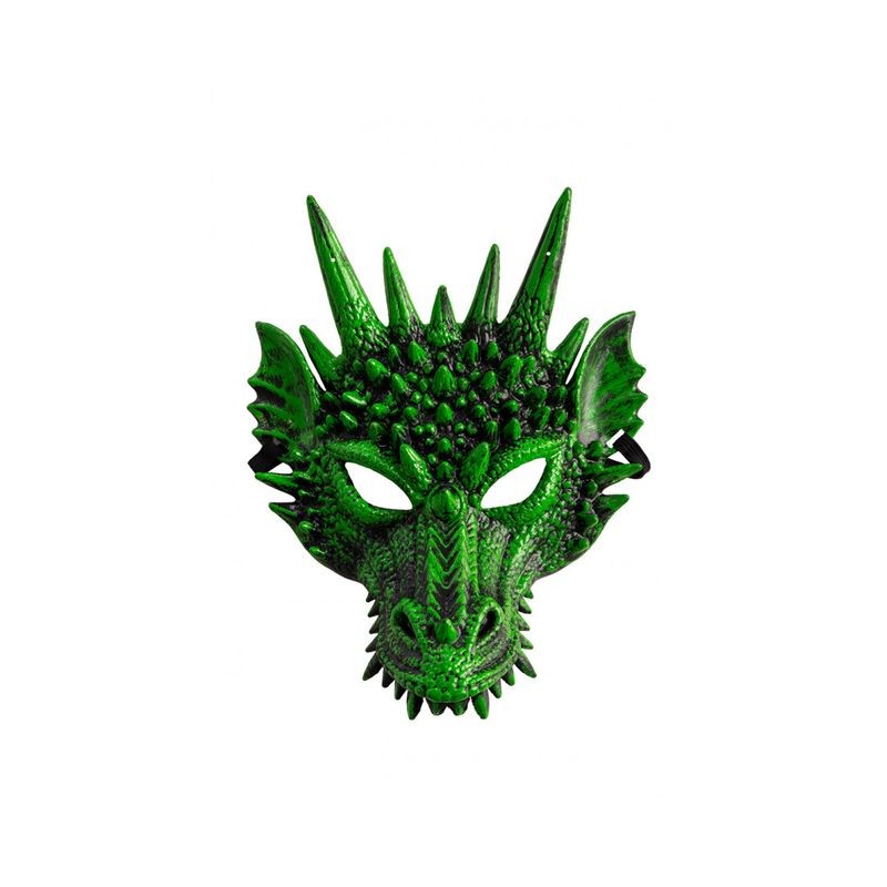 MASCHERA DRAGO IN PLASTICA EAN  INGROSSO MASCHERE DI CARNEVALE