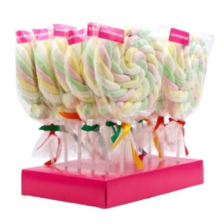 MAXI ROLLER LECCA MALLOW 80G MULTIC. 12 EAN 8436538780961 INGROSSO CARAMELLE