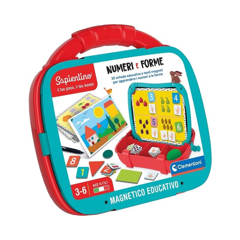VALIGETTA MAGNETICA NUMERI E FORME EAN  INGROSSO GIOCHI SAPIENTINO