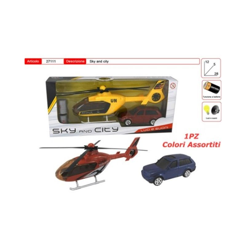 SET AUTO E ELICOTTERO EAN  INGROSSO MODELLINI AUTO
