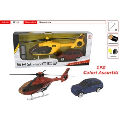 SET AUTO E ELICOTTERO EAN  INGROSSO MODELLINI AUTO