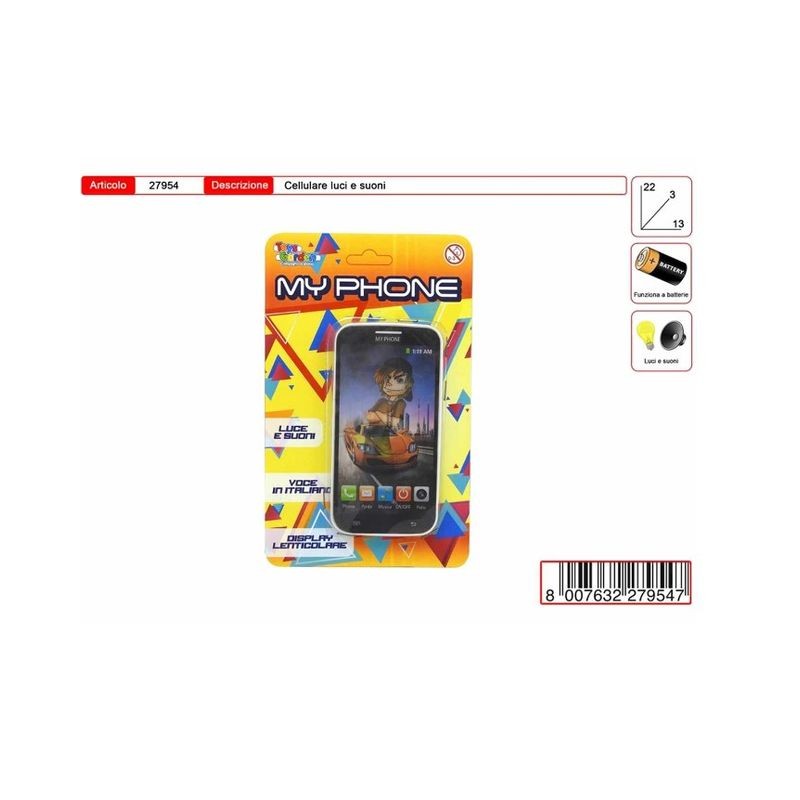 TELEFONINO IN BLISTER EAN  INGROSSO GIOCHI DA EDICOLA