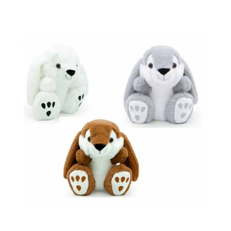 BUNNY PIEDONE H20CM 3COL. EAN 8009549256062 INGROSSO PELUCHE PASQUALI