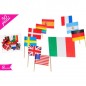 STUZZICADENTI C/BANDIERE 50PZ EAN 8055329152543 INGROSSO ACCESSORI PARTY