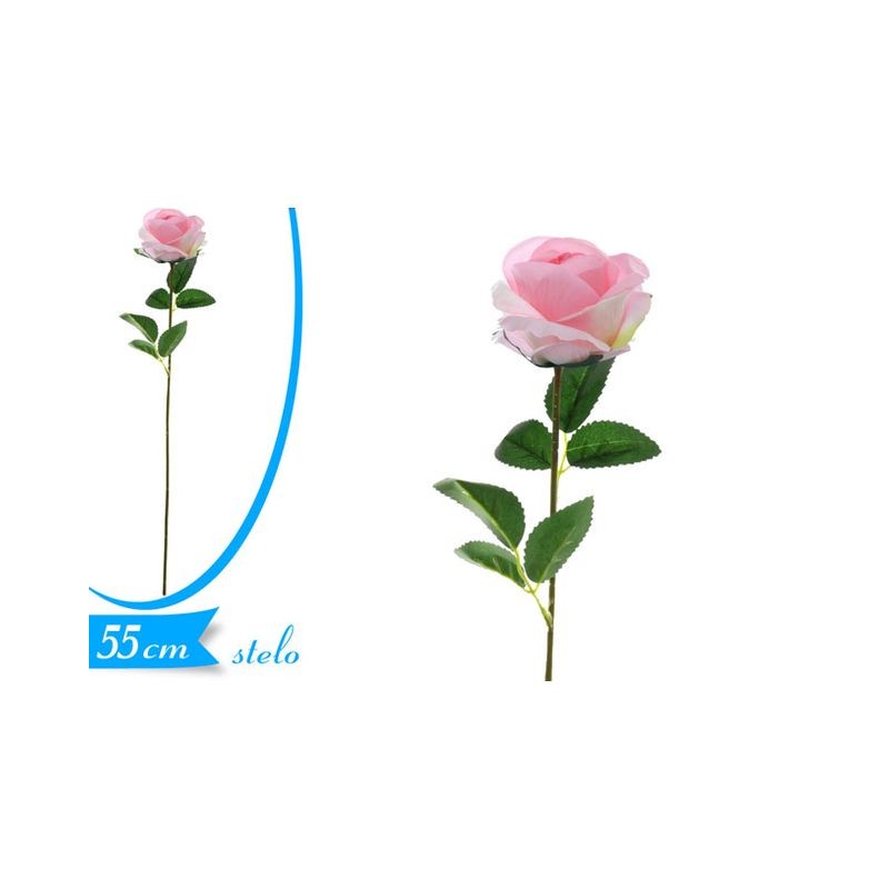 ROSA 860004 ROSA EAN 8055329257484 INGROSSO FIORI FINTI D'ARREDO