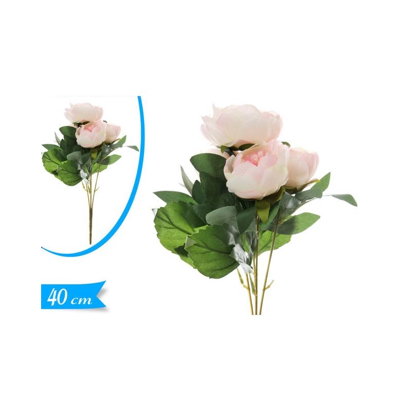 BUSH PEONIA 861049 EAN 8055329301583 INGROSSO FIORI FINTI D'ARREDO
