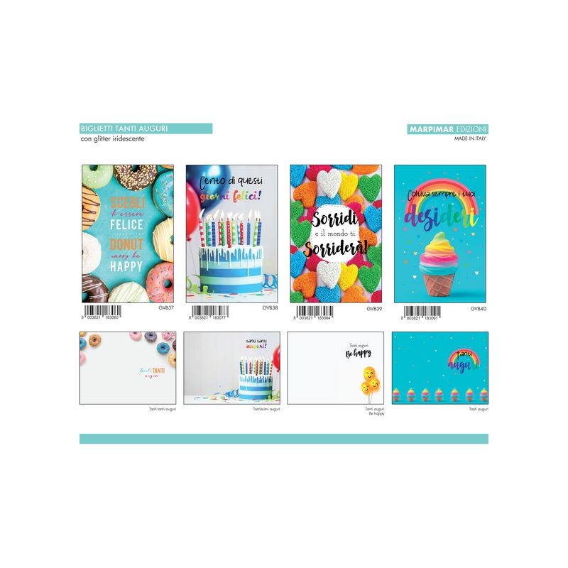 BIGLIETTO AUGURI C/GLITTER C.12