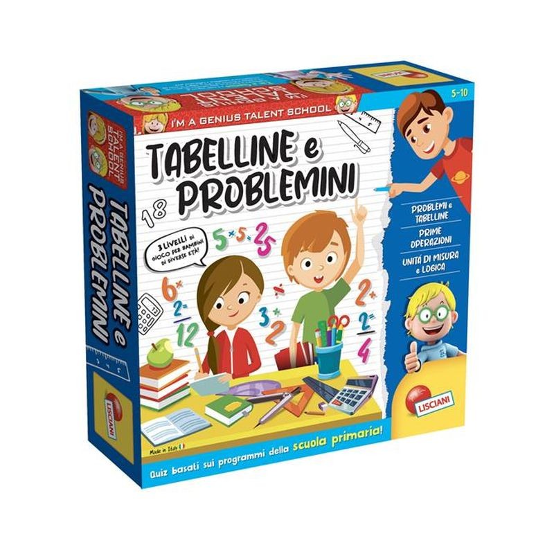 I'M A GENIUS TABELLINE E PROBLEMINI EAN  INGROSSO SCIENZA E GIOCO LISCIANI