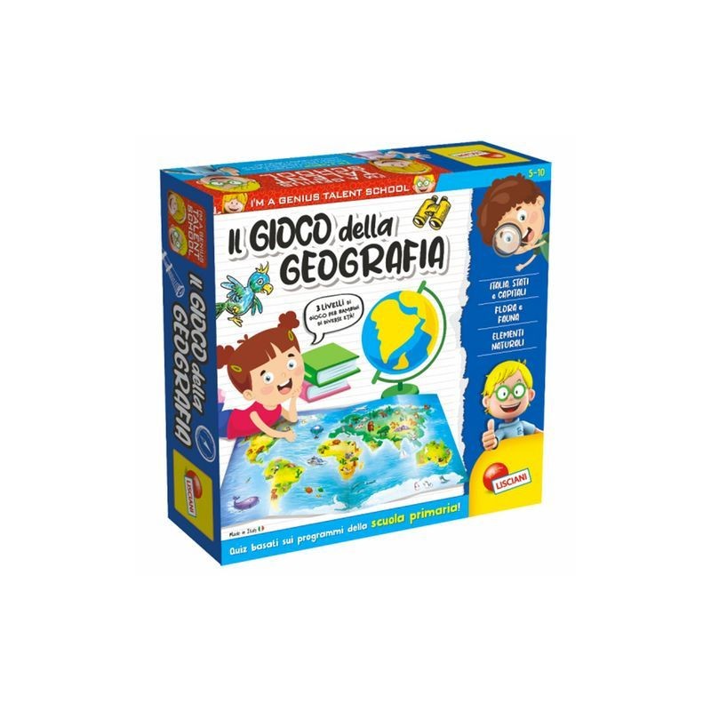 I'M A GENIUS IL GIOCO DELLA GEOGRAFIA EAN  INGROSSO SCIENZA E GIOCO LISCIANI