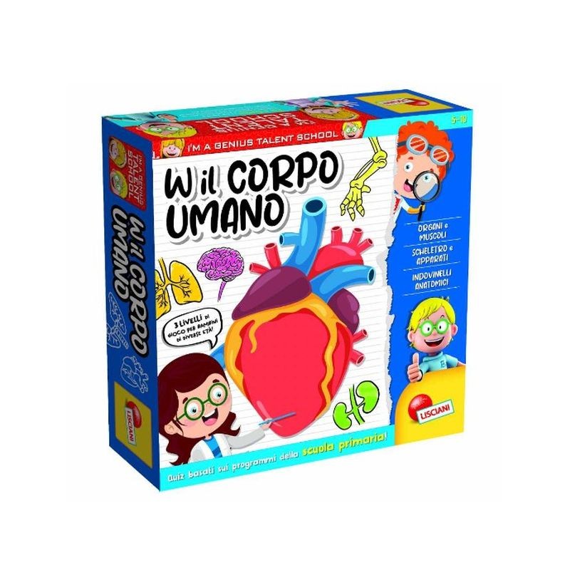 I'M A GENIUS W IL CORPO UMANO EAN  INGROSSO SCIENZA E GIOCO LISCIANI