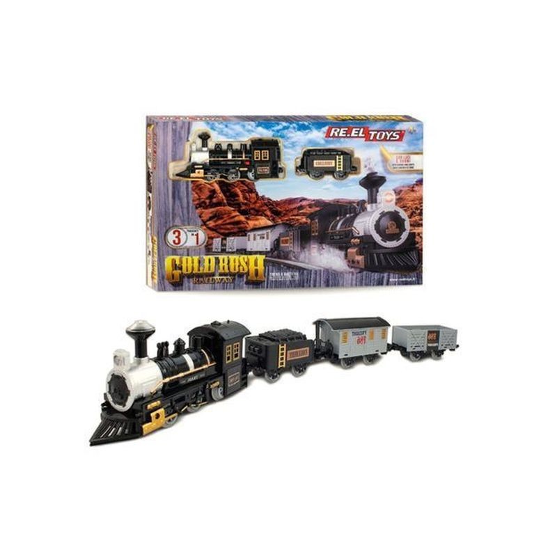 GOLD RUSH RAILWAY RENO B/O EAN 8001059002181 INGROSSO PISTA TRENINO