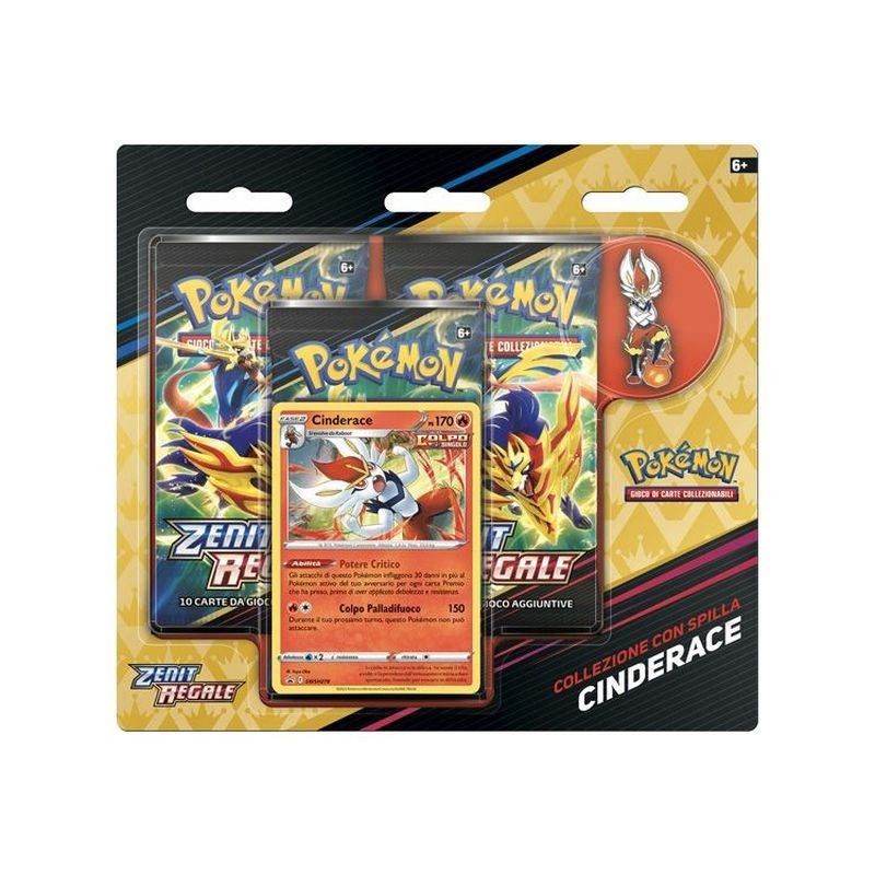 POKEMON COLLEZ. SPILLA RILLABOOM CINDERA EAN 0820650602818 INGROSSO GIOCHI DI CARTE