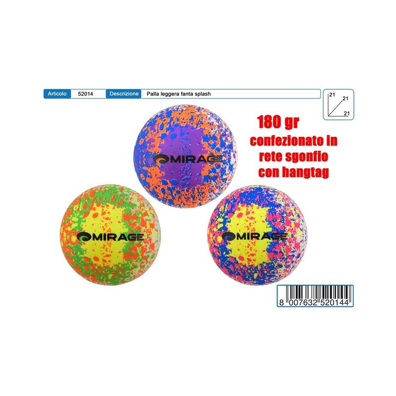 PALLONE INK 23CM 180GR EAN  INGROSSO PALLONI CALCIO E VOLLEY