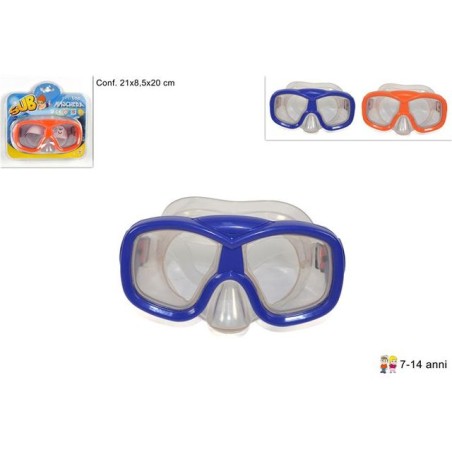 MASCHERA MARE 7-14 ANNI BLIST 2COL EAN 8034048256442 INGROSSO MASCHERE SUBACQUEE