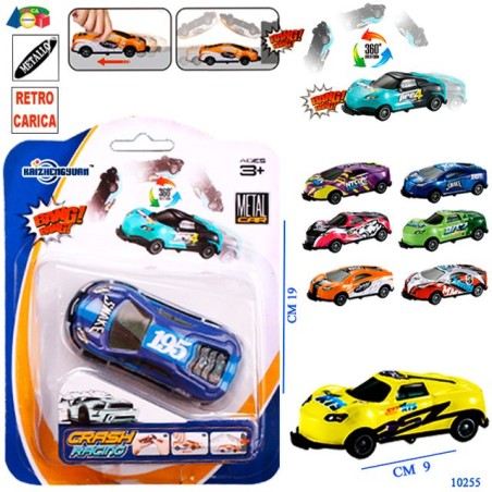 SET AUTO METALLO GIRO MORTE C/URTO AS EAN 8057438021024 INGROSSO GIOCHI DA EDICOLA