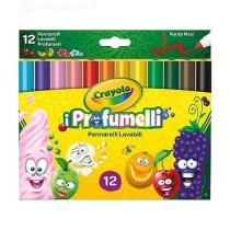 INGROSSO 12 PENNAREL.LAVAB.PUNTA MAXI PROFUMELLI