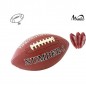 PALLONE RUGBY 28CM. N.6 330-350GR. BORSA EAN 8430373000932 INGROSSO PALLONI CALCIO E VOLLEY