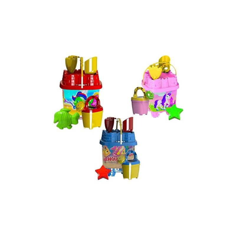 SECCHIELLO CASTELLO D.20CM C/ACC EAN  INGROSSO SECCHIELLI CON FORMINE