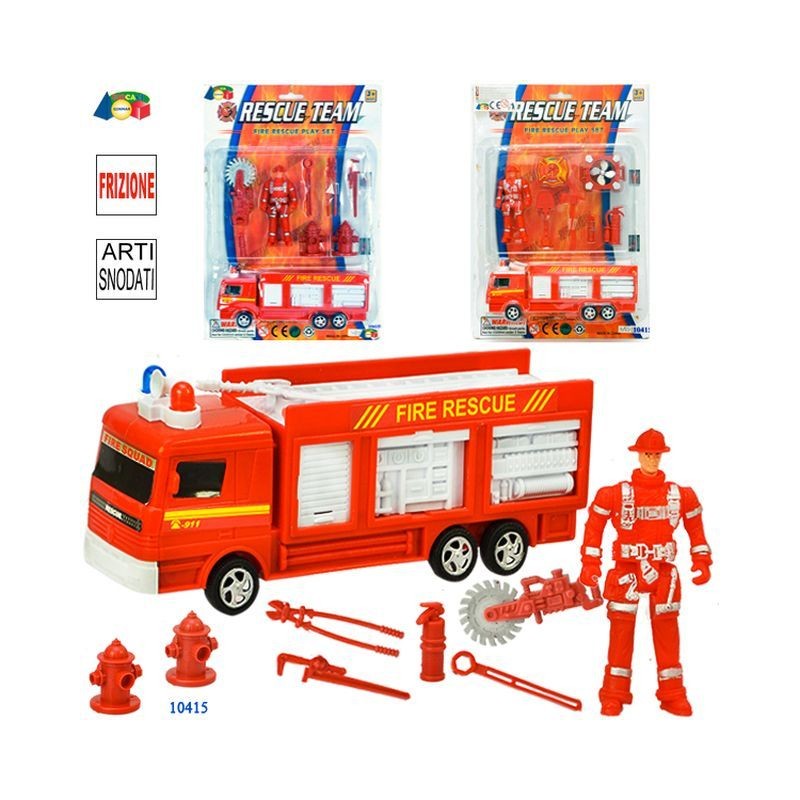SET CAMION POMPIERE C/ACC. EAN  INGROSSO GIOCHI DA EDICOLA